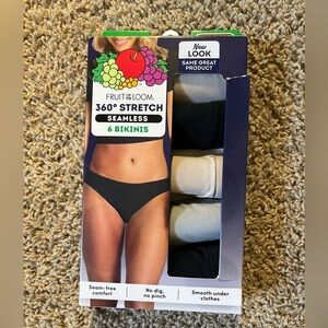 Fruit of the Loom 360° Stretch Seamless Bikini Pack